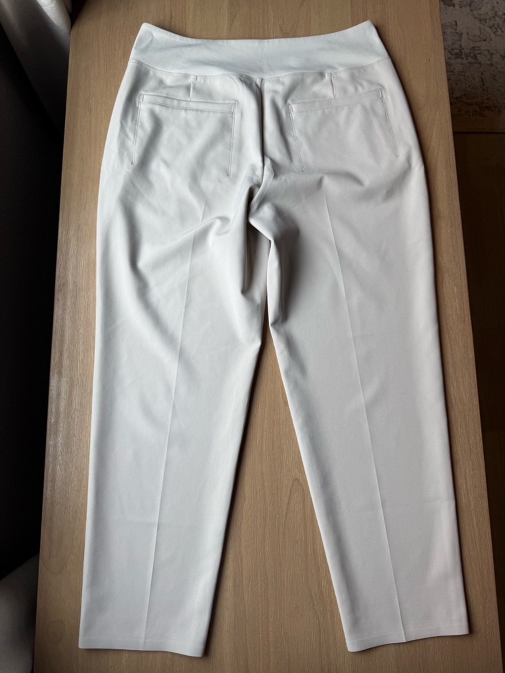Athleta Brooklyn Mid Rise Ankle Pant Beige Size 12 Travel Office - Picture 4 of 9